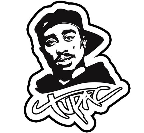 2PAC, 2PAC Svg, Rapper, Rapper Svg, Tupac, Tupac Svg, Tupac Shakur ...