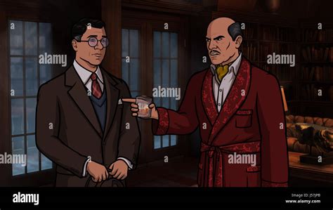 ARCHER, (from left): Cyril Figgis (voice: Chris Parnell), Len Trexler (voice: Jeffrey Tambor ...