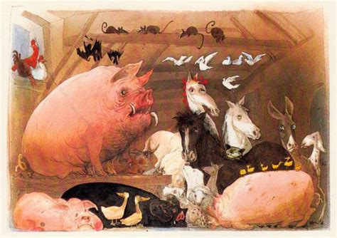 Orwell's Animal Farm as Illustrated by Ralph Steadman - Neatorama