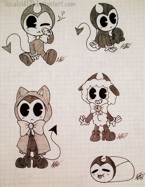 .Chibi Bendy-Sketches #23. by Vocaloid121 on DeviantArt