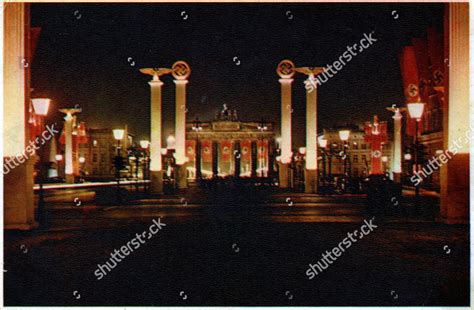 Brandenburg Gate Berlin Nazi Flags Swastika Editorial Stock Photo ...