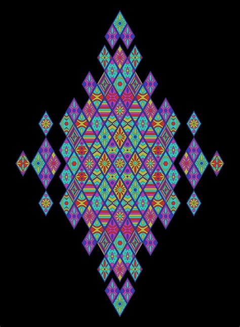 Rhombus pattern by Argiri Aroni, via Behance #pattern #geometrical #colorful | Print patterns ...