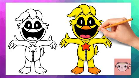 How To Draw Kickin Chicken from Poppy Playtime | Smiling Critters ...