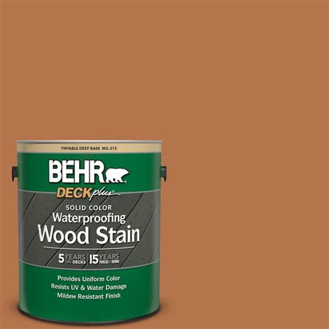 Reviews for BEHR DECKplus 1 Gal. #SC-533 Cedar Naturaltone Solid Color Waterproofing Exterior ...