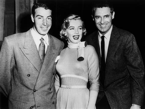 Marilyn Monroe, Joe DiMaggio and Cary Grant (Monkey Business) - Marilyn ...