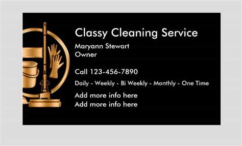 Cleaning Service Business Card Ideas: Stand Out with these Creative Designs!