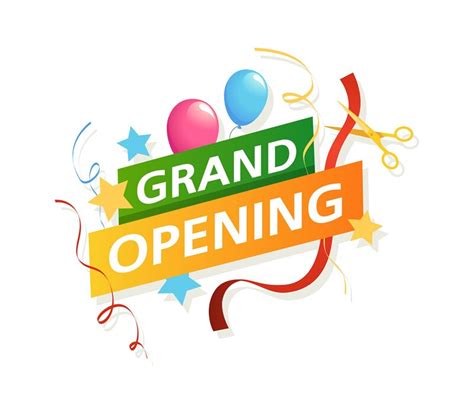 Grand Opening Banner Clip Art