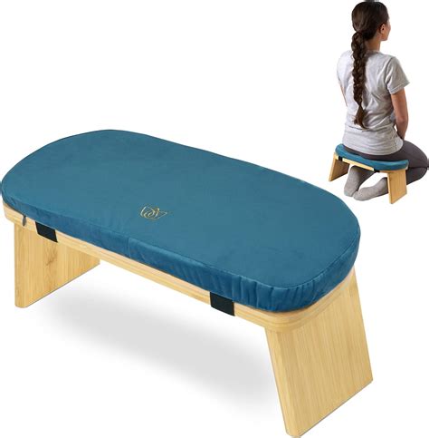 Florensi Meditation Bench – Bamboo, Foldable & Ergonomic Meditation ...