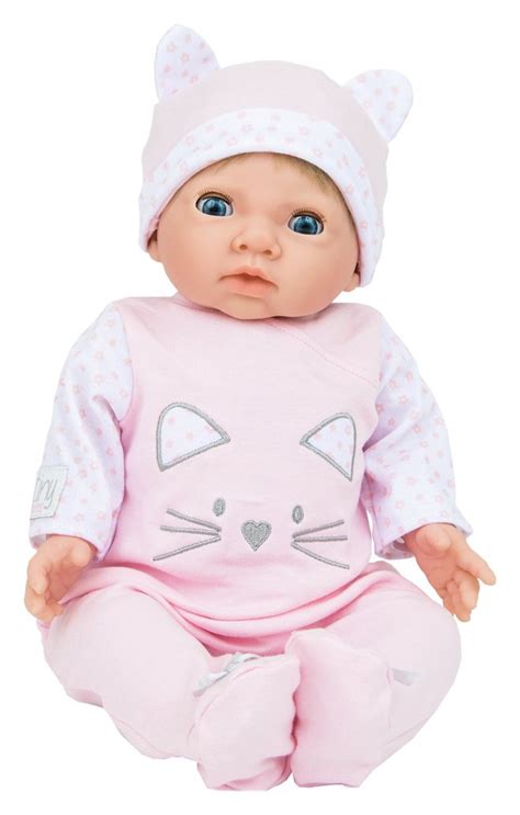 Chad Valley Tiny Treasures Baby Doll with Pink Outfit & Hat (5418790 ...