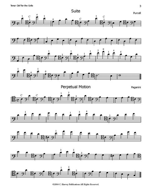 Tenor Clef for the Cello - PDF Download – Learn Strings