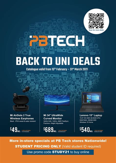 PB Tech - Back to Uni Deals - 2021 by PB Tech - Issuu