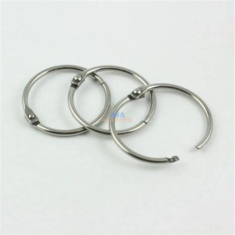 20 Pieces 27mm Stainless Steel Curtain Rings Curtain Open Rings Sliding Hook Rings-in Window ...