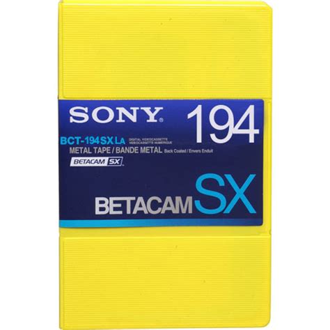 Sony BCT-194SXLA Betacam SX Cassette BCT194SXLA B&H Photo Video