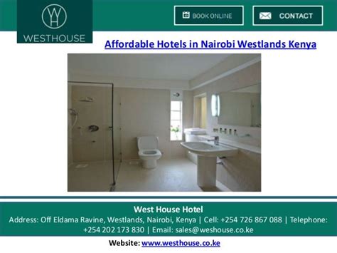 Affordable Hotels in Nairobi Westlands Kenya - WestHouse Hotel