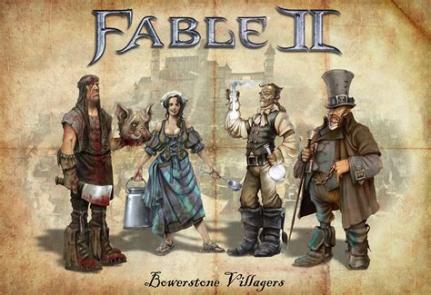 Fable 2 Desktops: Bowerstone Villagers - Fable Image (2122920) - Fanpop