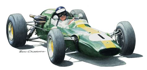 Jim Clark Lotus 25 for 50th Anniversary Commemoration - Historic Sports and Racing Car Association