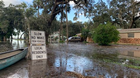 Homes near Florida's Lake Jesup flood days after Ian passes | FOX 35 Orlando