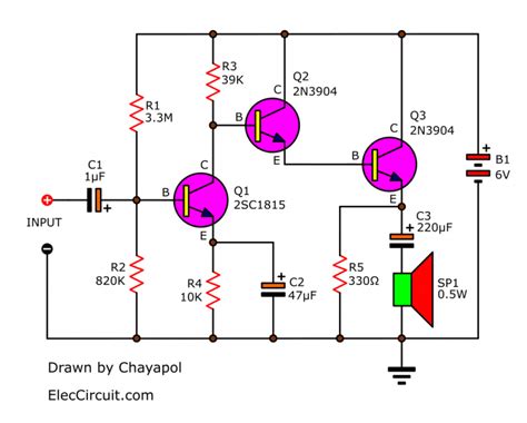 the circuit diagram shows how to use an electronic device in order to ...