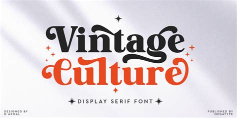 Vintage Culture Font | Webfont & Desktop | MyFonts