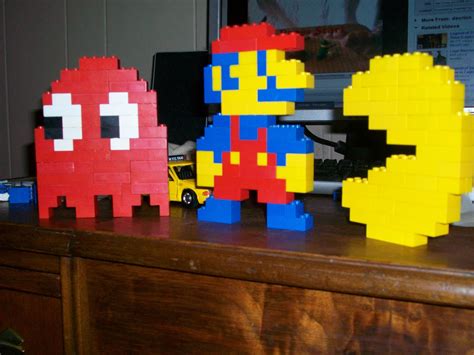 Lego Ghost, Mario, and Pacman | Lego projects, Lego activities, Lego