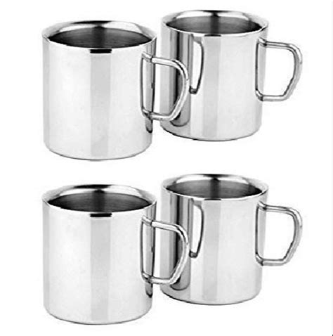 Capacity: 300 mL Round Coffee Mug Stainless Steel, For Home at Rs 99/piece in Thane