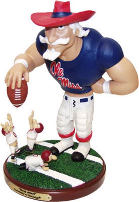 Mississippi Ole Miss Rebels NCAA College Keep Away Mascot Figurine