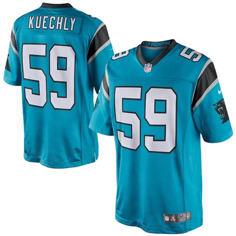 Nike Luke Kuechly Carolina Panthers Panther Blue Limited Jersey