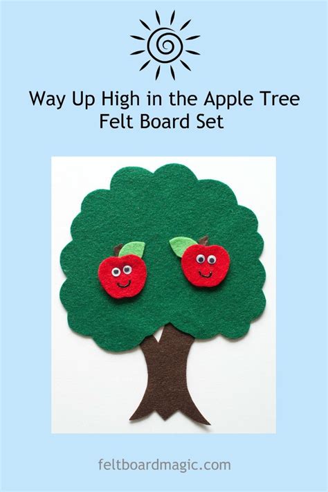 Way up High in the Apple Tree PDF SVG Felt Board Pattern Flannel Board ...