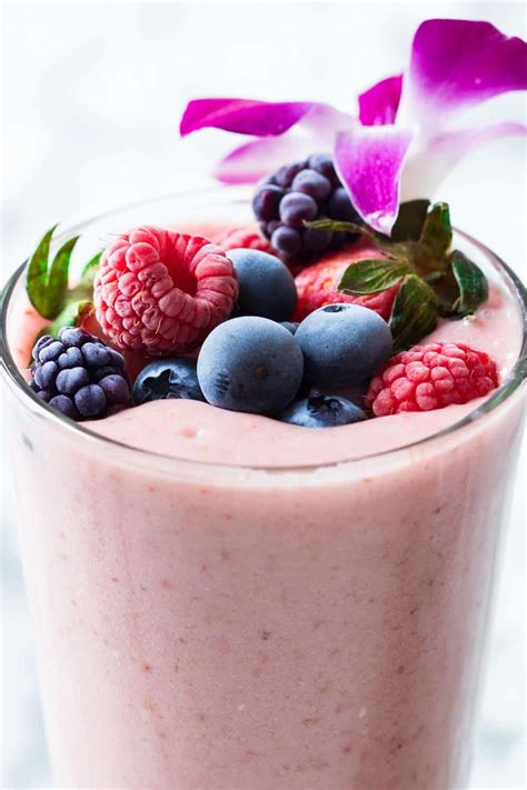 Strawberry Smoothie Without Yogurt - Green Healthy Cooking