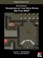 DotMM: Battle Map - Level 1: Dungeon (Waterdeep: Dungeon of the Mad Mage) - Dungeon Masters ...