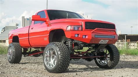 1996 SECOND GEN RAM 12 VALVE CUMMINS ON 24X14S WITH A 9 INCH LIFT IN ...