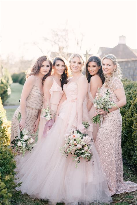 Blush Bridesmaids - Elizabeth Anne Designs: The Wedding Blog