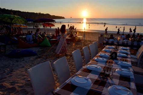 Sunset at Jimbaran Bay, Bali. | Jimbaran, Bali, Table decorations