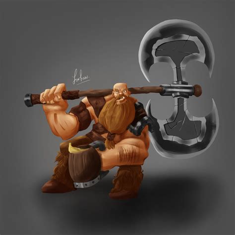 Heavy axe Viking warrior on Behance