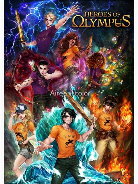 "Heroes of Olympus" Poster for Sale by Aireenscolor | Redbubble