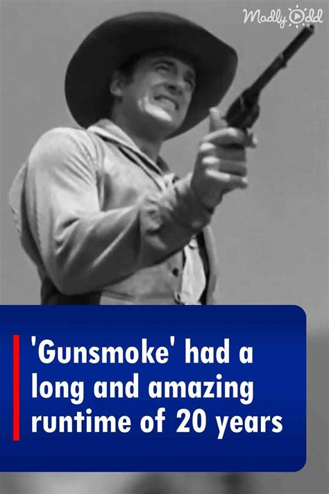 'Gunsmoke' had a long and amazing runtime of 20 years | Gunsmoke, Old tv shows, Great tv shows