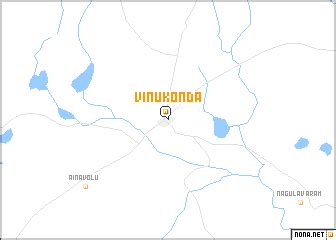 Vinukonda (India) map - nona.net