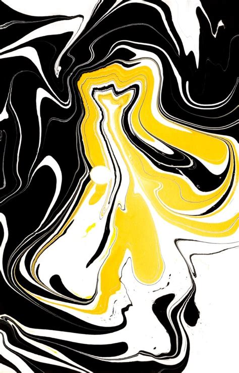 Marbled Yellow & Black II Art Print by Liz Daily | Society6 Yellow Marble, Yellow Art, Mellow ...