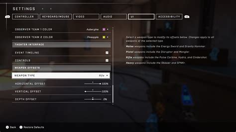 Halo Infinite: Weapon Offset settings explained