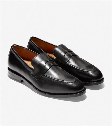 Men's Cole Haan American Classic Kneeland Penny Loafer in Black | Cole Haan