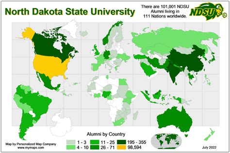 NDSU Alumni Maps - NDSU Foundation