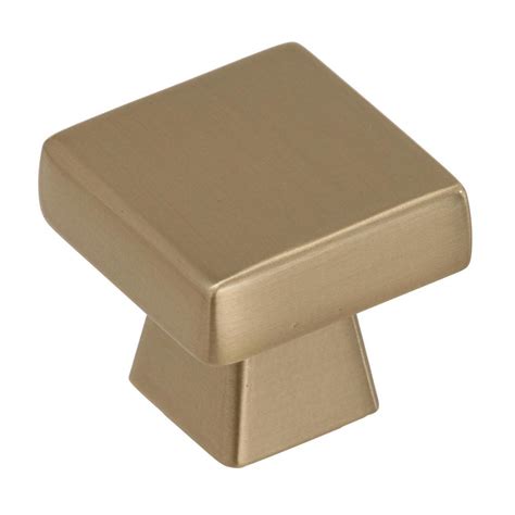 Amerock Blackrock 1-3/16 in. (30 mm) Golden Champagne Cabinet Knob-BP55271BBZ - The Home Depot