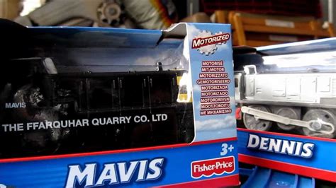 Trackmaster Thomas Mavis and Dennis unboxing review and first run. - YouTube