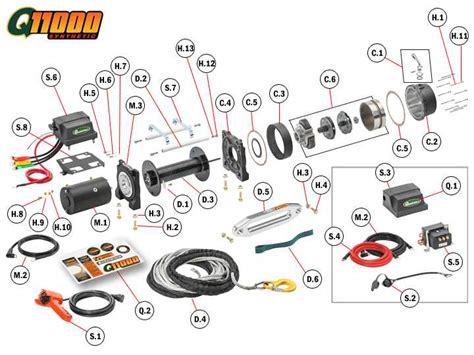 The Ultimate Guide to Understanding Mile Marker Winch Parts: Exploring the Diagram