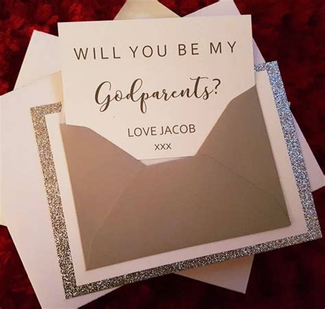 Godparent Proposal Card Personalised Godparent Request Card | Etsy