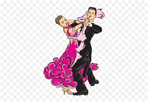 Couple Dancing Decorative Sticker - Cartoon Ballroom Dancing Emoji,Couple Dancing Emoji - free ...