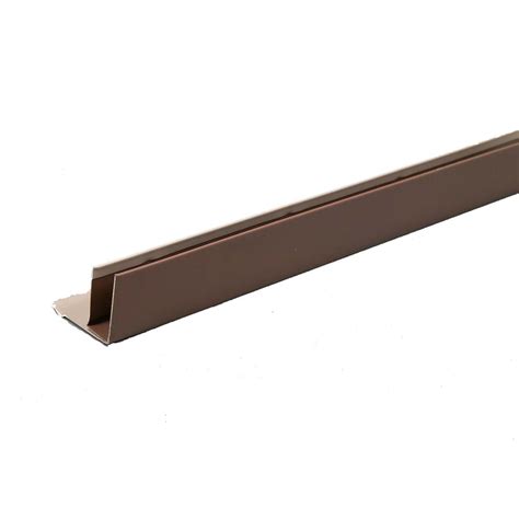 Amerimax 1.5-in x 144-in Brown F-channel Metal Siding Trim at Lowes.com