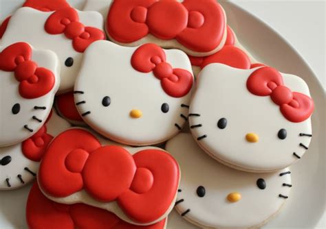 Hello Kitty Bow Cookies - The Sweet Adventures of Sugar Belle