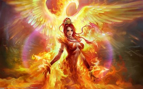 fantasy Art, Fire, Phoenix Wallpapers HD / Desktop and Mobile Backgrounds