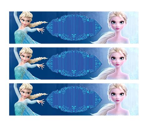 Frozen Name Tags Printable